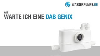 Wie warte ich eine DAB Genix Hebeanlage [upl. by Netsrek]