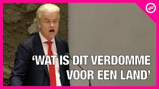 Wilders over JODENJACHT Amsterdam quotIk ben er KOTSMISSELIJK vanquot [upl. by Suaeddaht7]