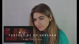 Ed Sheeran Perfect Official Music Video Reaction  Karolaine [upl. by Nohsal722]