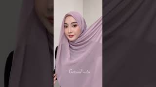 TUTORIAL SHAWL SIMPLE JE TAPI CANTIK TERLETAK ELOK [upl. by Nairadal754]