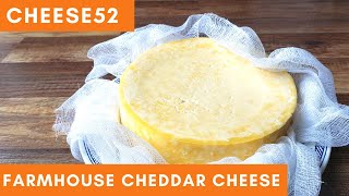 How to Make Cheddar Cheese  Farmhouse Cheddar with Cloth Banding Tutorial [upl. by Neetsuj]