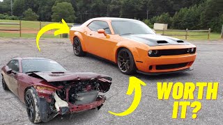 Rebuilding Wrecked 2018 Hellcat SRT In 20 Mins Or Less [upl. by Muiram]