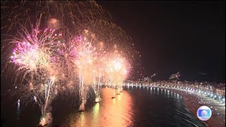 Fogos Réveillon Copacabana 20212022 Rio Brazil Fireworks New Years Eve HD [upl. by Faxen]