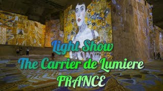 Amazing Light Show at the Carrier de Lumiere France [upl. by Siram]