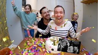 GENDER REVEAL Flicka eller Pojke i magen Gravid vecka 34 [upl. by Hough143]