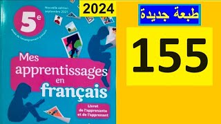 mes apprentissages en français 5 page 155 [upl. by Sacram]