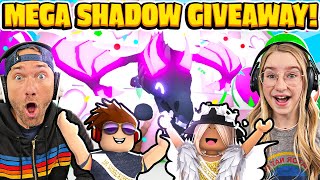 MEGA SHADOW DRAGON Giveaway 1 Million Subscribers EVENT Roblox Adopt Me Live [upl. by Alhak114]