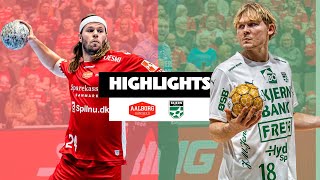 Highlights Aalborg Håndbold vs Skjern Håndbold [upl. by Caz275]