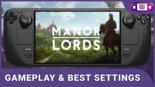 Manor Lords Steam Deck Gameplay amp Best Settings [upl. by Mochun]