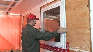 How To Install a Window with a Nailing Flange [upl. by Nirrol]