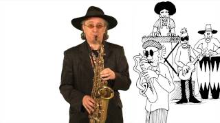 Chapter 27 Mark Archer teaches how to play When The Saints on alto sax [upl. by Eerb]