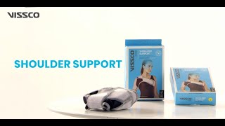 How to choose and wear the Vissco Shoulder Support on your Shoulder [upl. by Jerz]