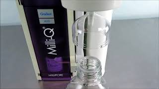 Millipore Milli Q Gradient A10 Water Purification System [upl. by Ilario]