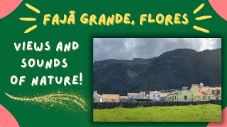 FAJÃ GRANDE FLORES AZORES  Views and Sounds of Nature [upl. by Razid]