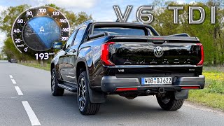 NEW VW Amarok V6 TDI 241 hp 0194 kmh acceleration🏁 [upl. by Luther]