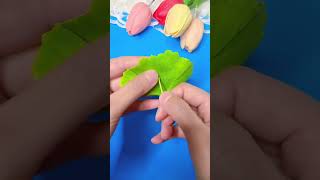 Pick up a ginkgo leaf and make a bird that flaps its wings Lively and interesting Handmade DIY [upl. by Esilec31]