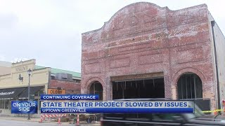 State Theater project slowed by issues [upl. by Annairdua]