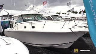 2021 Pursuit 385 Offshore Walkaround Tour  2020 Fort Lauderdale Boat Show [upl. by Anazraf]