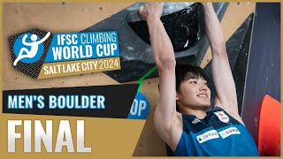 Mens Boulder final  Salt Lake City 2024 [upl. by Chasse]