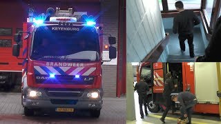 Uitruk Brandweer Rotterdam VG Zuid173331 Keyenburg naar voertuigbrand 943 [upl. by Lolita]