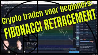 Crypto traden voor beginners 7 Fibonacci retracement [upl. by Eelarat529]