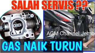 AKIBAT SALAH SERVIS ‼️Vario 125 gas motor naik turun [upl. by Clintock]