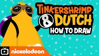 Tinkershrimp amp Dutch  How To Draw Dutch  Nickelodeon UK [upl. by Lienaj]