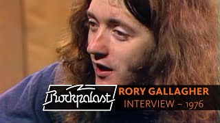 Rory Gallagher  Interview  1976 [upl. by Enyalb]