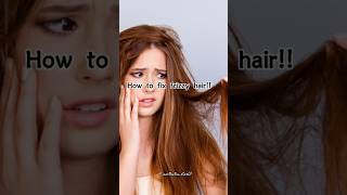 How to fix frizzy hair aesthetic trending viral [upl. by Ramburt]