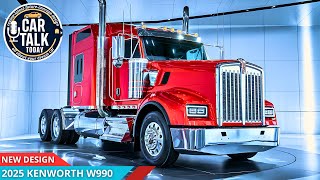 Outstanding 2025 Kenworth W990 – The Ultimate LongHaul Machine [upl. by Oiznun482]