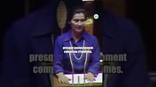 Simone Veil  son discours sur le droit à l’avortement archive shorts histoire [upl. by Etnuaed]