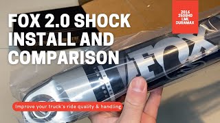 FOX 20 SHOCK INSTALL AND COMPARISON [upl. by Aerol]