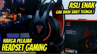 HEADSET GAMING ENAK amp NYAMAN dengan HARGA PELAJAR  REVIEW FANTECH HG20 CHIEF II [upl. by Slein]