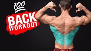 The 💯 Back Workout MOST EFFECTIVE [upl. by Ameyn895]