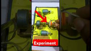 science experiments project dc motor project diyshorts experiment motor dcmotor [upl. by Trepur44]