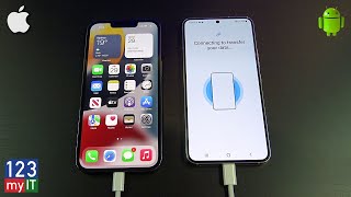 Transfer Data iPhone to Android with Cable No iCloud [upl. by Ailedroc571]