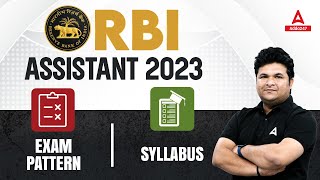 RBI Assistant Syllabus 2023  RBI Assistant Syllabus and Exam Pattern 2023 [upl. by Ardnekat]