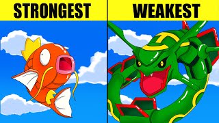 32 Most POWERFUL Pokemon EVER Ranked [upl. by Eirroc173]