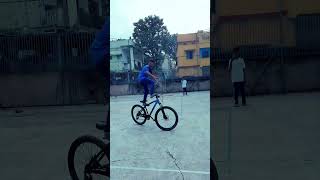 Cycle stunt Superb 👌 👍 😍 🥰 😘 rider stunt cycling cyclestunt stuntvideo bike ranchi cycle [upl. by Hannie10]