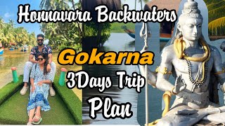 Gokarna full Tour Plan in Telugu  Murudeshwar Temple  Vibhuti Falls Gokarna  Honnavara 🌴 [upl. by Ahtelrac]