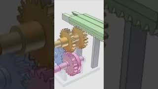 Auto  reverser of Spur Gears [upl. by Colley]