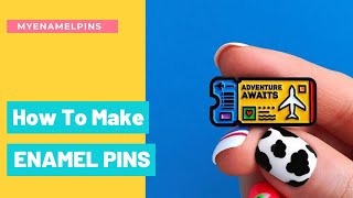 How To Make Enamel Pins  DIY Custom Lapel Pins [upl. by Tania80]