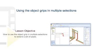 EdificiusMEP Tutorial  Using the object grips in multiple selections  ACCA software [upl. by Tnemelc888]