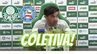 COLETIVA ABEL FERREIRA  PALMEIRAS X BAHIA  Brasileirão 24 [upl. by Raskin]