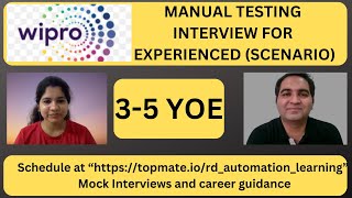 Manual Testing Interview Questions and Answers Manual Testing Mock Interview for Experienced [upl. by Ermeena]