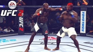 Kimbo Slice  Street Fighter To MMA Fighter Tribute EA Sports UFC 2 Gameplay [upl. by Dranyer398]