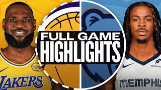 LAKERS at GRIZZLIES  FULL GAME HIGHLIGHTS  November 6 2024 [upl. by Urba610]