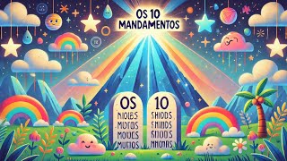 OS 10 MANDAMENTOS  MÚSICA GOSPEL INFANTIL [upl. by Mattson]