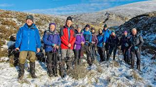 Ayr amp District Rambling Club Lowther Hills from Wanlockhead Dec 5th 2021 [upl. by Nagaet581]