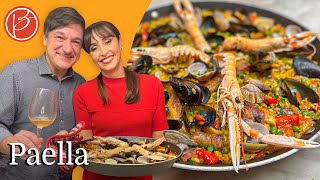 Paella per San Valentino con Caressa  Benedetta Parodi Official [upl. by Eyahsal509]